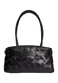 Cleo Woven Satchel Bag