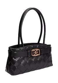 Cleo Woven Satchel Bag
