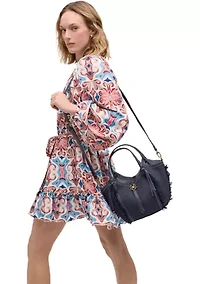 Irina Mini Denim Tote Bag