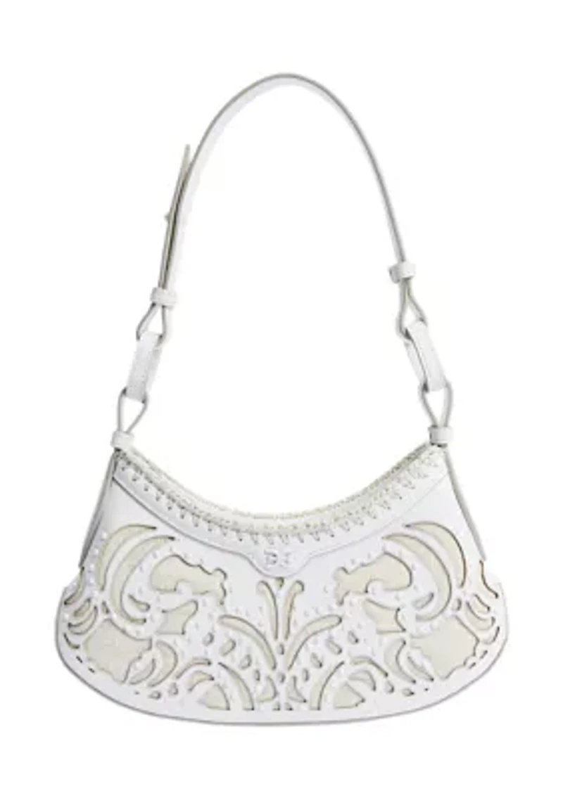 Willette Floral Dye Cut Shoulder Bag