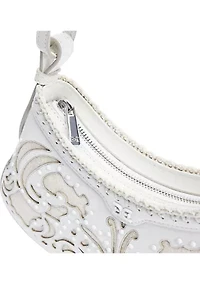 Willette Floral Dye Cut Shoulder Bag