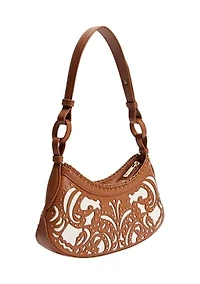 Willette Floral Dye Cut Shoulder Bag