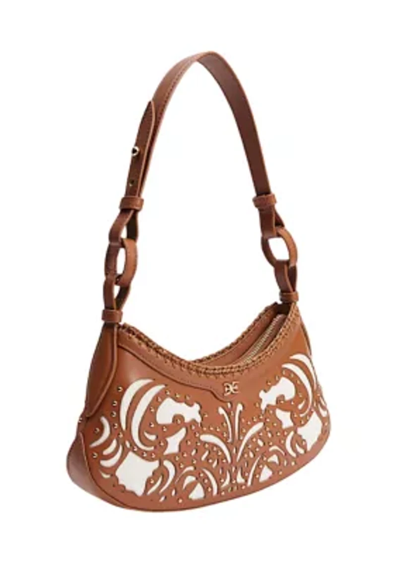 Willette Floral Dye Cut Shoulder Bag