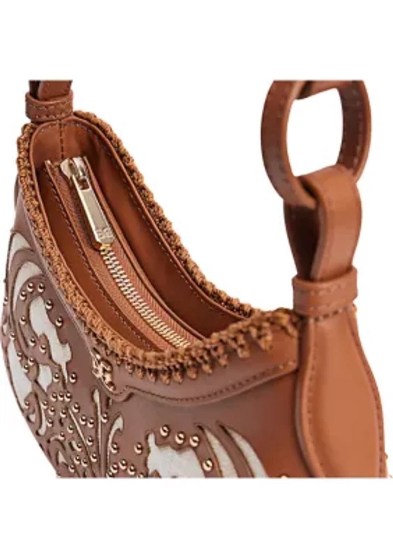 Willette Floral Dye Cut Shoulder Bag