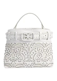 Willette Floral Dye Cut Satchel