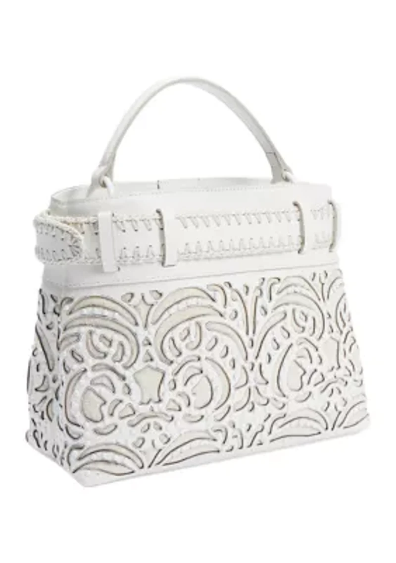 Willette Floral Dye Cut Satchel