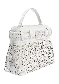 Willette Floral Dye Cut Satchel