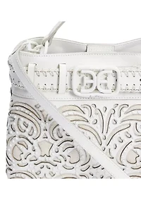 Willette Floral Dye Cut Satchel