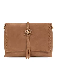 Sylvia Whipstitch Foldover Crossbody Bag