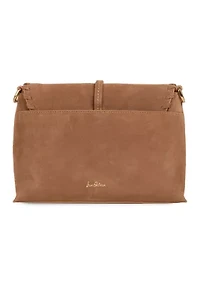 Sylvia Whipstitch Foldover Crossbody Bag