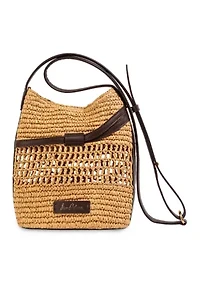 Bex Raffia Crossbody Bag 