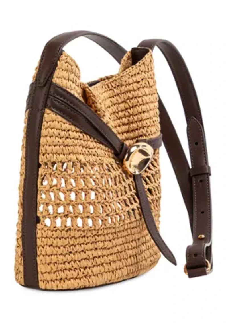 Bex Raffia Crossbody Bag 