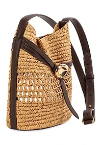 Bex Raffia Crossbody Bag 