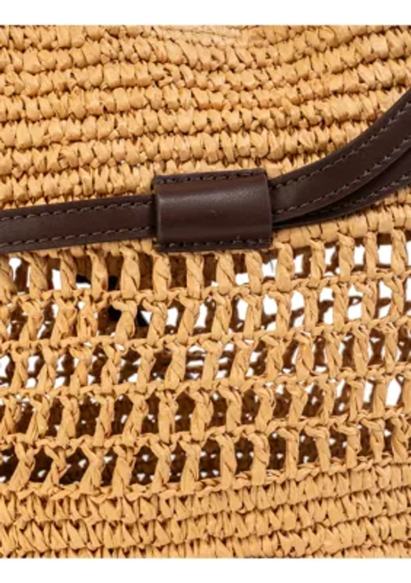 Bex Raffia Crossbody Bag 
