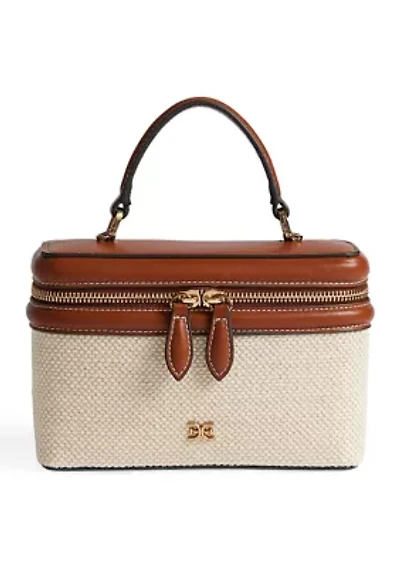 Paige Train Case Crossbody Canvas