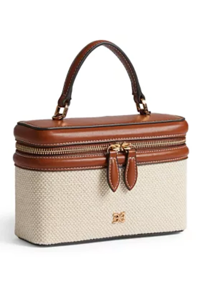 Paige Train Case Crossbody Canvas