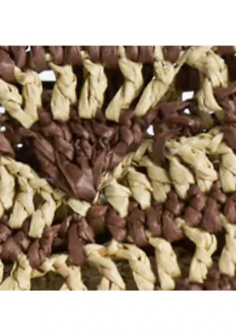 Layla Natural Raffia Tote Bag