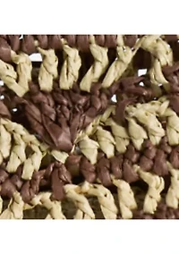 Layla Natural Raffia Tote Bag