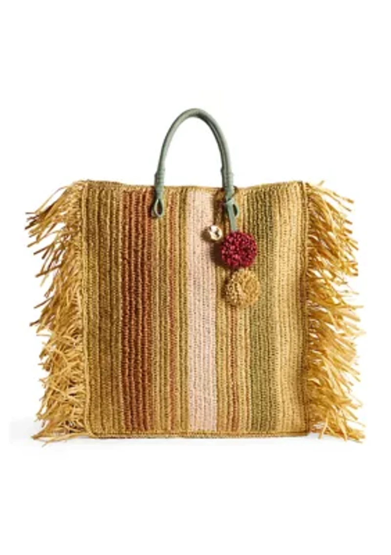 Lily Raffia Tote