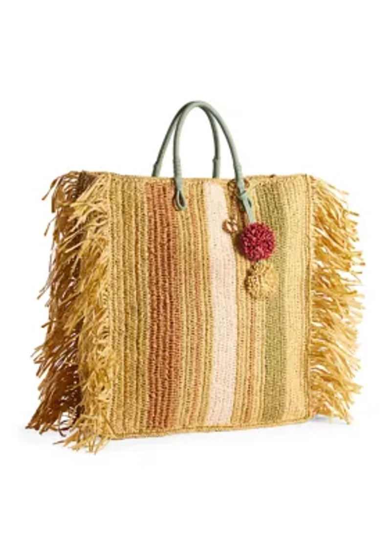 Lily Raffia Tote