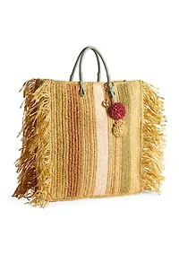 Lily Raffia Tote