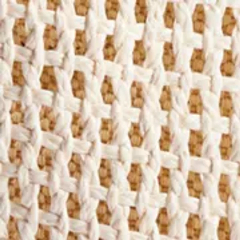 Marcie Raffia Open Weave Tote