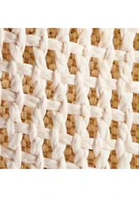 Marcie Raffia Open Weave Tote