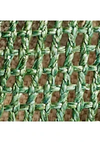 Marcie Raffia Open Weave Tote