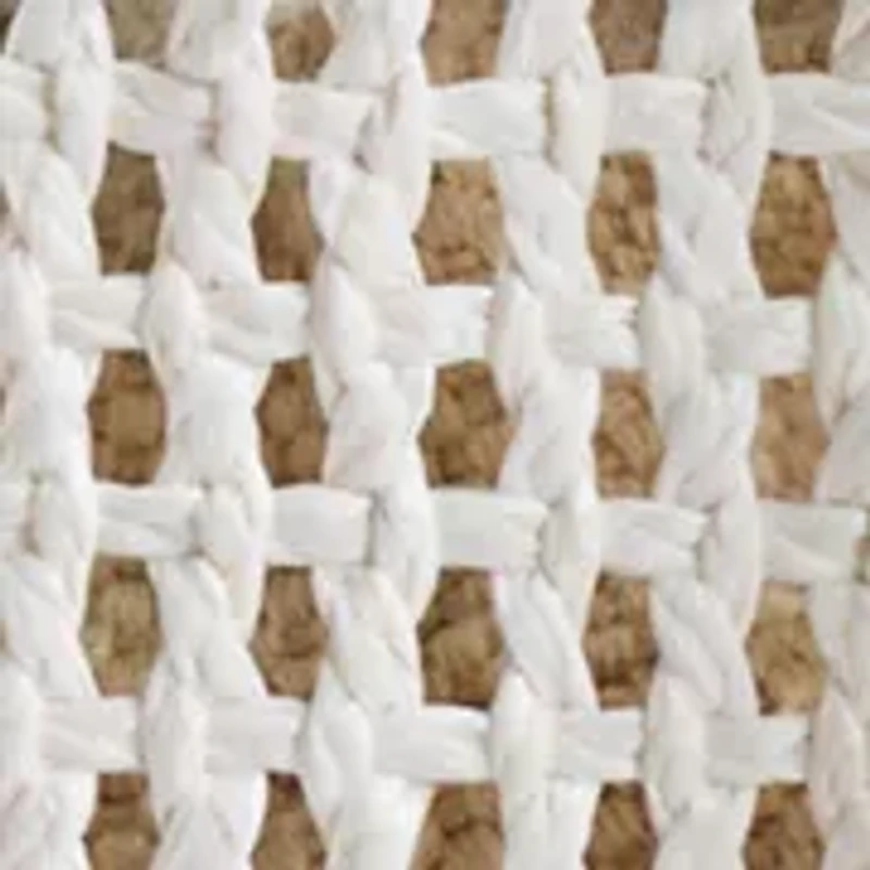 Marcie Raffia Open Weave Crossbody Bag