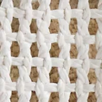 Marcie Raffia Open Weave Crossbody Bag