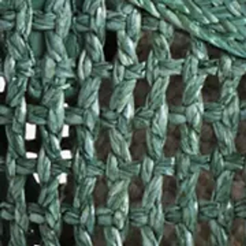 Marcie Raffia Open Weave Crossbody Bag