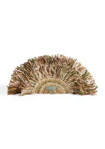 Lily Raffia Clutch