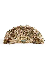 Lily Raffia Clutch
