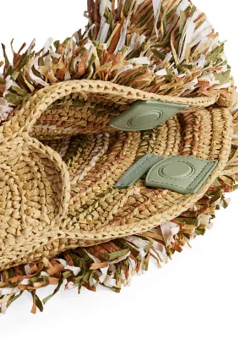 Lily Raffia Clutch