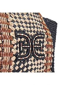 Marley Raffia Collapsible Small Tote Bag
