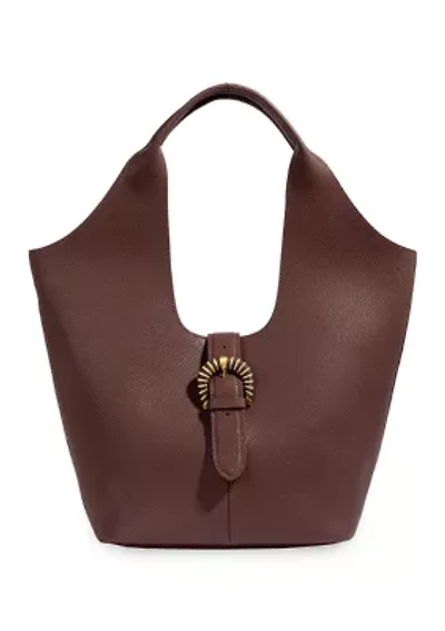 Lucy Leather Buckle Tote