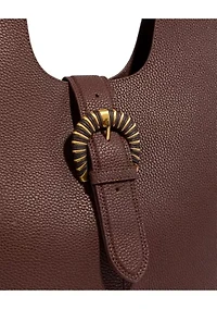 Lucy Leather Buckle Tote