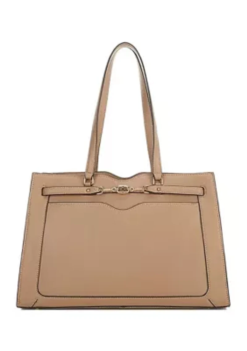 Loraine Box Tote Saffiano Bag