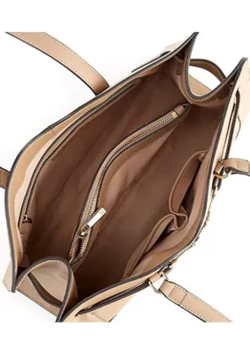 Loraine Box Tote Saffiano Bag