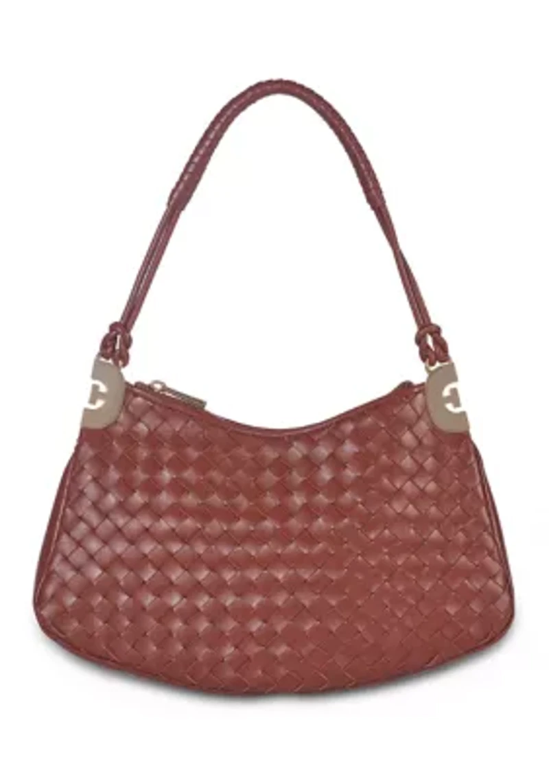 Christy Woven Shoulder Bag