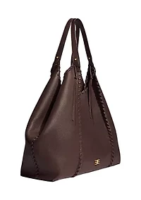 Sylvia Whipstitch Expendable Leather Tobo Bag