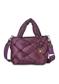 Jianna Woven Nylon Miniature Tote Bag