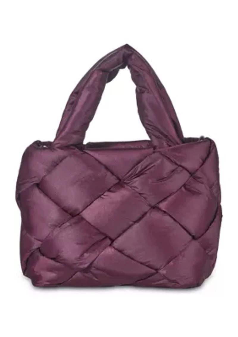 Jianna Woven Nylon Miniature Tote Bag