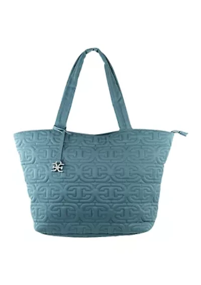 Ethyl Top Zip Tote