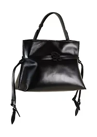 Poppy Small Smooth Leather Crossbody Tote