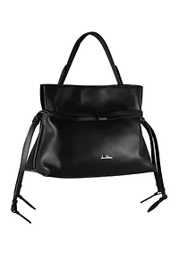 Poppy Small Smooth Leather Crossbody Tote