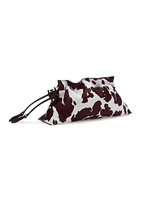  Poppy Oversized Drawstring Cow Haircalf Clutch