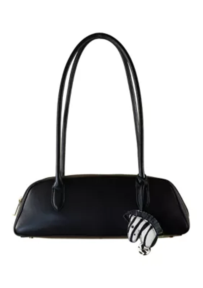 Nori Medium Bowler Satchel Leather Shoulder Bag