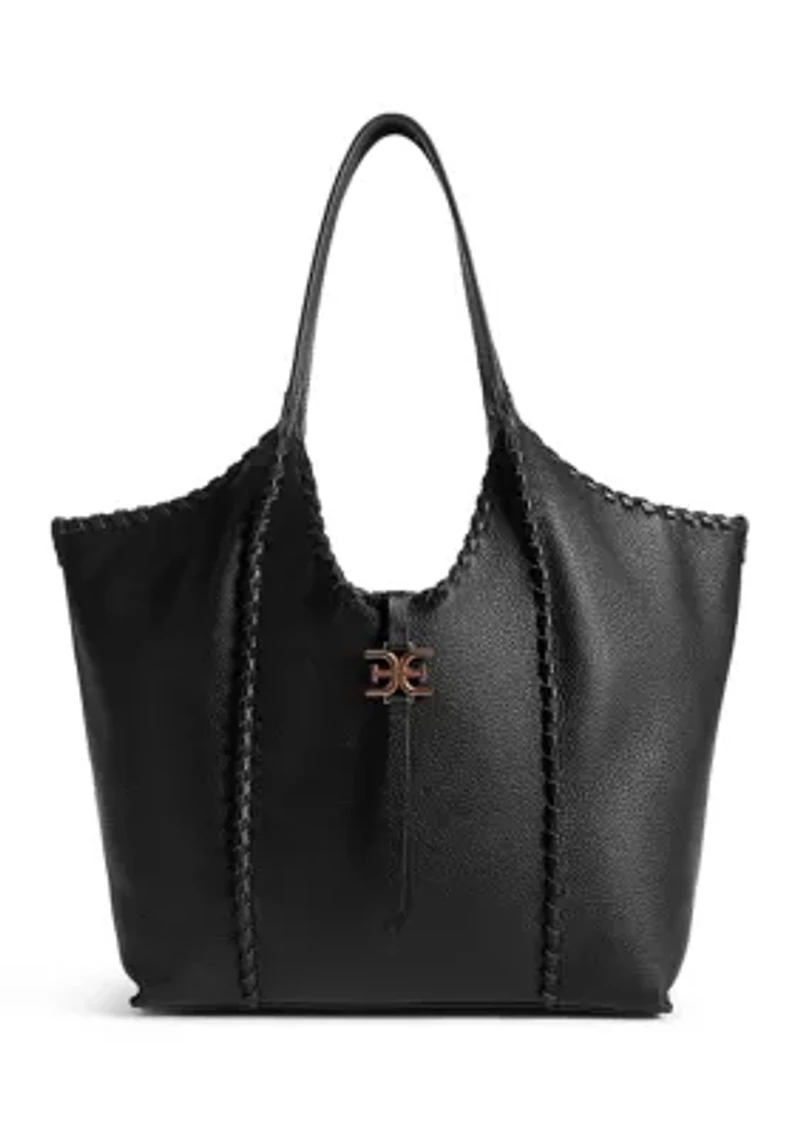 Sylvia Medium Whipstitch Expandable Tobo Bag