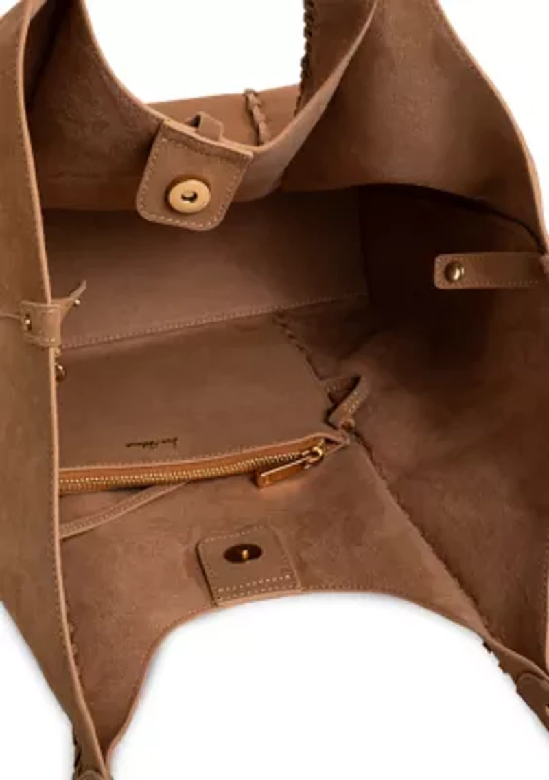 Sylvia Whipstitch Hobo Bag